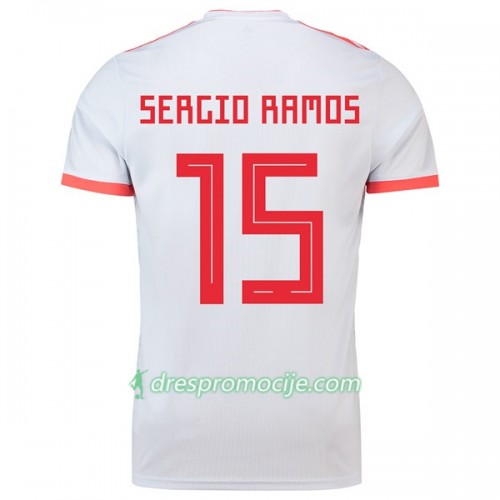 Španjolska Dres Sergio Ramos 15 Gostujući Svjetsko prvenstvo 2018 Španjolska Dres Sergio Ramos 15 Gostujući Svjetsko prvenstvo 2018